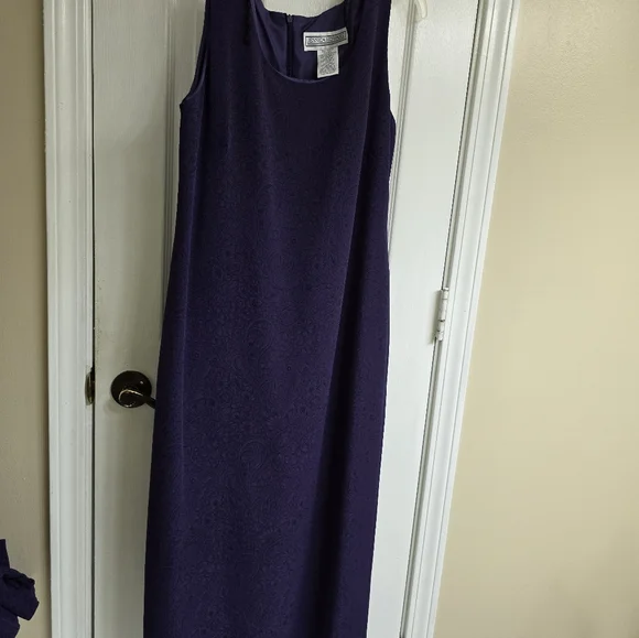 Purple Women's Dress with Jacket - Picture 7 of 14
